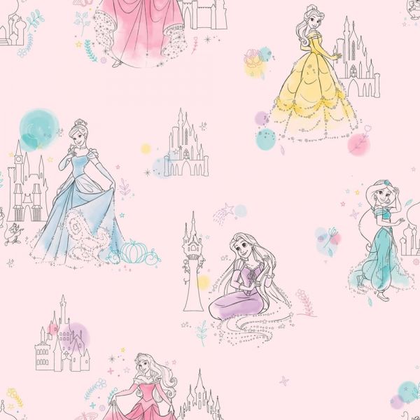 Papel de parede Disney Princesas ref.DI0969