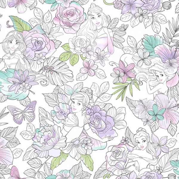 Papel de parede Disney Princesas ref.DI0964